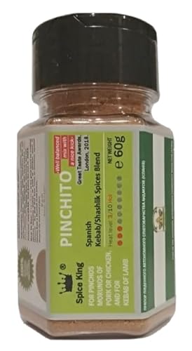 Spice King Pinchito Spanische Kebab-Gewürzmischung, Gewürz für Pinchos Morunos und Schaschlik, 60 g Spice King Pinchito Spanische Kebab-Gewürzmischung, Gewürz für Pinchos Morunos und Schaschlik, 60 g von Spice King