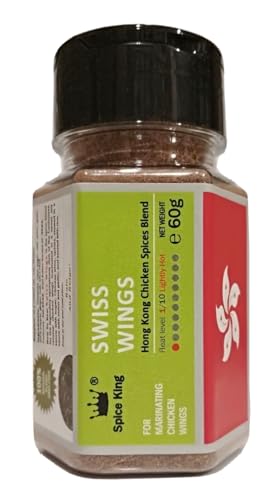 Spice King Swiss Wings Schweizer Flügel Hong Kong Gewürzmischung für Hühnchen, 60 g Spice King Swiss Wings Schweizer Flügel Hong Kong Gewürzmischung für Hühnchen, 60 g von Spice King