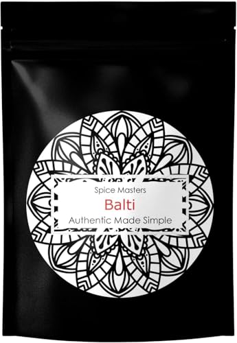 Balti-Gewürzmischung – Überlegen handgemischte Premium-Gewürzmischung aus dem Nahen Osten von Spice Masters – Schnelle & einfache Mahlzeiten – Authentisch & unkompliziert – 50g Beutel von SpiceMasters.co.uk