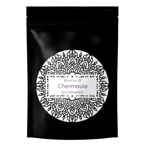Chermoula Gewürz – Überlegene handgemischte Premium-Mischung von Spice Masters – Keine Konservierungsstoffe oder Zusatzstoffe – Ideal für BBQ-Rubs & Marinaden von SpiceMasters.co.uk