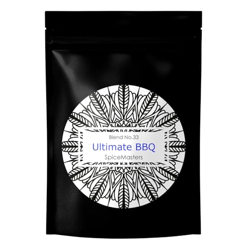 Ultimative BBQ-Rub-Gewürzmischung, Geschmacksverstärker, Premium, handgemischt, klassische Aromen, ohne Konservierungsstoffe oder Zusatzstoffe. von SpiceMasters.co.uk