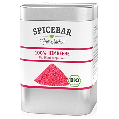 Himbeerpulver, Fruchtpulver gefriergetrocknet aus 100% Himbeere, Bio (1 x 50g) von Spicebar Gewürzküche
