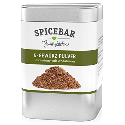 Spicebar 5 Gewürz Pulver "premium", traditionelles chinesiches Gewürz, mit Andalimanpfeffer (1x80g) von Spicebar Gewürzküche