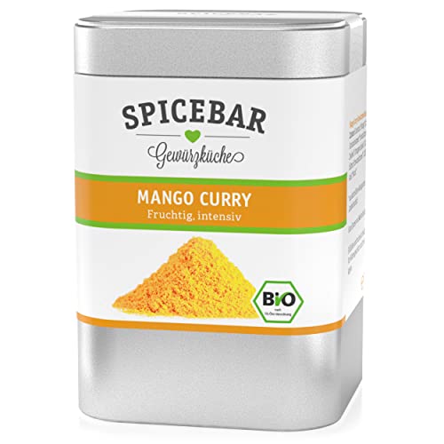 Spicebar Mango Curry, Mild und leicht Scharf, Currypulver, Bio (1x 70g) von Spicebar Gewürzküche