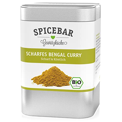 Spicebar Scharfes Bengal Curry, Gewürz in Bio Qualität (1 x 70g) von Spicebar Gewürzküche