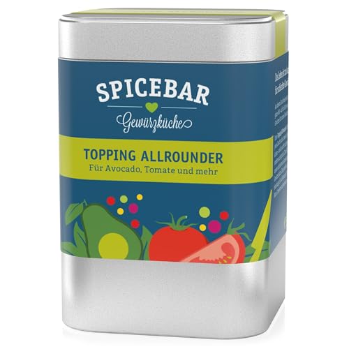 Spicebar Topping Allrounder Bio - 90g - Allrounder Gemüsegewürz für Tomaten, Avocado und mehr - toppt einfach alles von Spicebar Gewürzküche