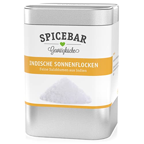 Spicebar Indische Sonnenflocken, Feine Salzblumen aus Indien, Gourmet-Salz (1 x 60g) von Spicebar Gewürzküche