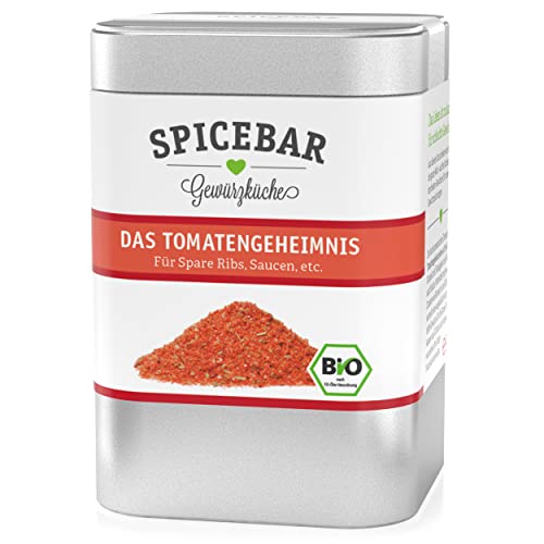 Spicebar Das Tomatengeheimnis, Gewürzzubereitung mit gemahlenen Tomaten, Bio (1 x 90g) von Spicebar Gewürzküche