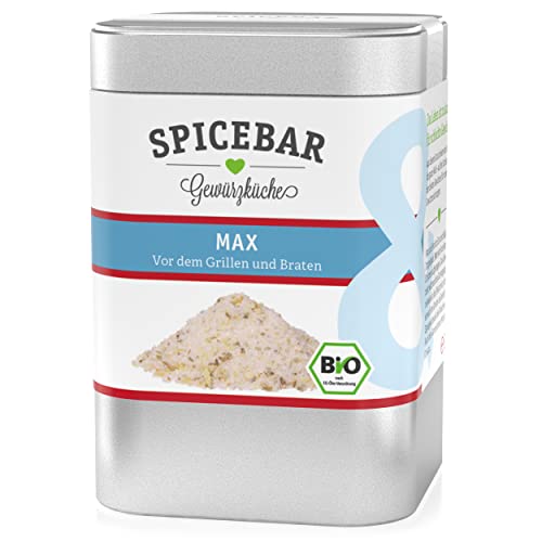Spicebar Max, gewürzte Salzmischung vor dem Grillen, Bio (150g) von Spicebar Gewürzküche