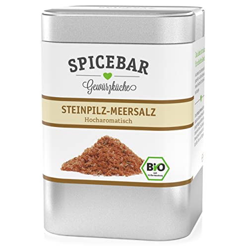 Spicebar Steinpilz-Salz, getrockntete Pilze mit Meersalz in Bio Qualität (1 x 100g) von Spicebar Gewürzküche