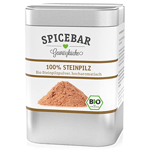 Spicebar Bio Steinpilzpulver, aus 100% getrockneten Steinpilzen (1 x 55g) von Spicebar Gewürzküche