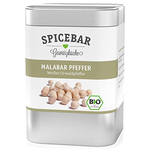 Spicebar Urwaldpfeffer Malabar-Pfeffer Weiß aus Kerala, Bio (1 x 70g) von Spicebar Gewürzküche