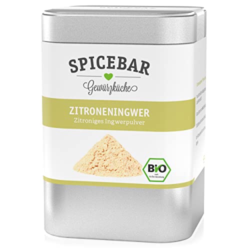 Spicebar Zitroneningwer - Zitroniges Ingwerpulver, Bio (1 x 70g) von Spicebar Gewürzküche