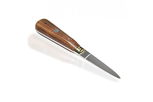 Austern-Messer, mit edlem Holzgriff, schwere Qualität, 6,5cm Klinge, 16cm lang, 1 St von Spiceworld