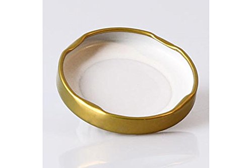 Golddeckel für Sechseckglas, 48mm, 110 ml, 1 St von Spiceworld