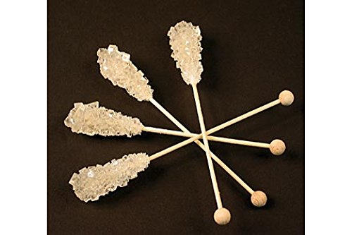 Kandis-Sticks, weiß, Zuckerkristalle am Stiel, 1 kg, 100 St Kandis-Sticks, weiß, Zuckerkristalle am Stiel, 1 kg, 100 St von Spiceworld