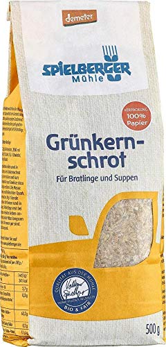 Grünkernschrot 500g von SPIELBERGER MÜHLE