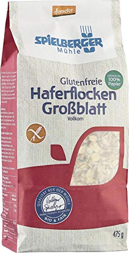 Haferflocken Großblatt glutenfrei 475g Haferflocken Großblatt glutenfrei 475g von Spielberger Mühle