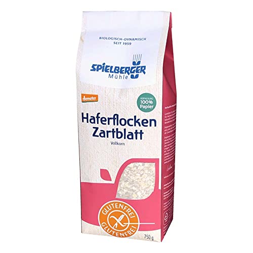 SPIELBERGER MÜHLE Haferflocken, Zartblatt, glutenfrei, 750g von Spielberger Mühle