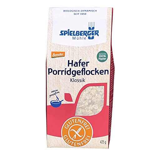 SPIELBERGER MÜHLE Porridgeflocken, Hafer Klassik, glutenfrei, 425g von Spielberger Mühle