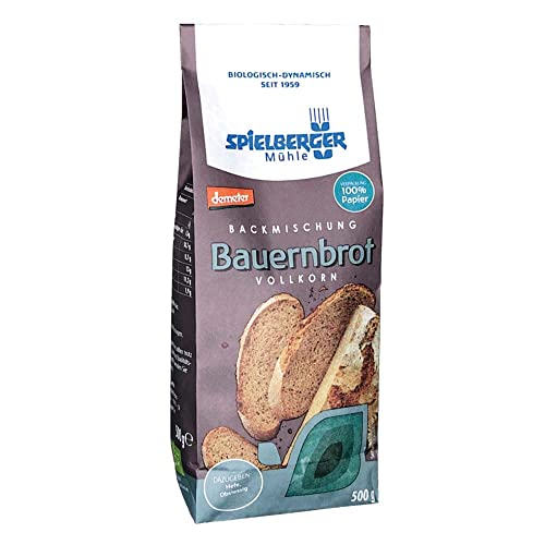 Spielberger Mühle - Backmischung Bauernbrot demeter - 0,5 kg - 4er Pack von Spielberger Mühle