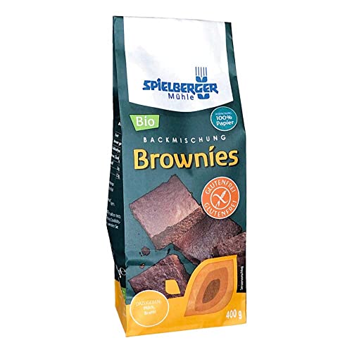 Spielberger Mühle - Backmischung Brownies glutenfrei - 0,4 kg - 4er Pack von Spielberger Mühle