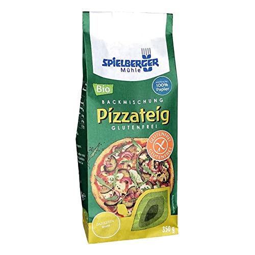 Spielberger Mühle - Backmischung glutenfreier Pizzateig - 0,35 kg - 4er Pack von Spielberger Mühle