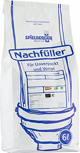 Spielberger Mühle Langkornreis, natur, kbA - Nachfüller für Unverpackt und Vorrat 5kg von Spielberger Mühle