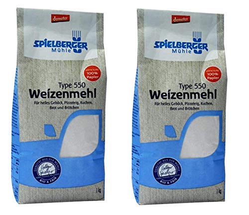 Spielberger Weizenmehl Type 550, Bio, 2 x 1000g Spielberger Weizenmehl Type 550, Bio, 2 x 1000g von Spielberger Mühle
