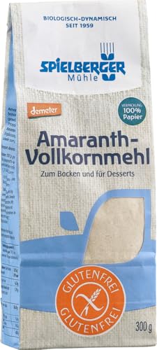 Amaranth-Vollkornmehl, glutenfrei, demeter 1 x 300 gr Amaranth-Vollkornmehl, glutenfrei, demeter 1 x 300 gr von Spielberger