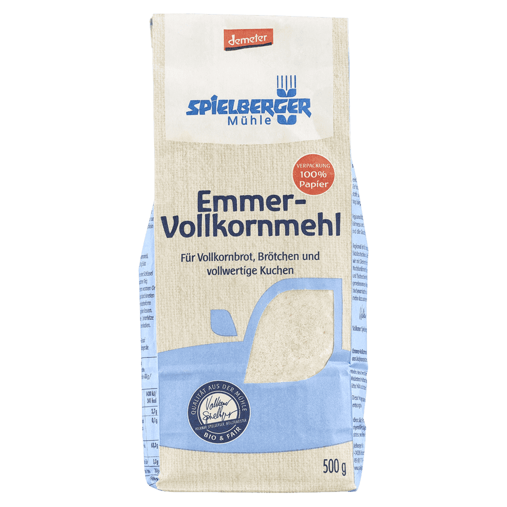 Bio Emmer-Vollkornmehl von Spielberger