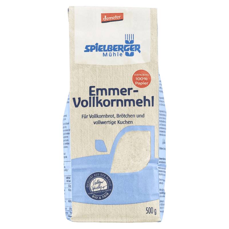 Bio Emmer-Vollkornmehl von Spielberger