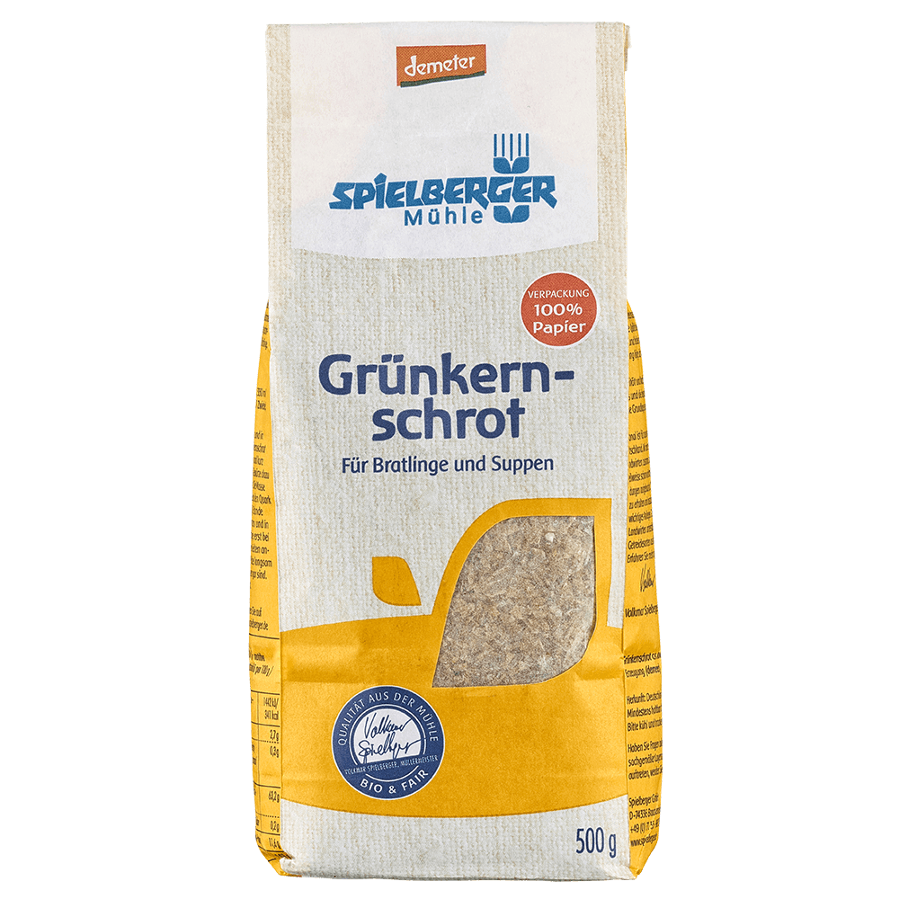 Bio Grünkernschrot, 500g Bio Grünkernschrot, 500g von Spielberger