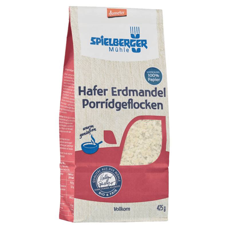 Bio Hafer Erdmandel Porridgeflocken von Spielberger