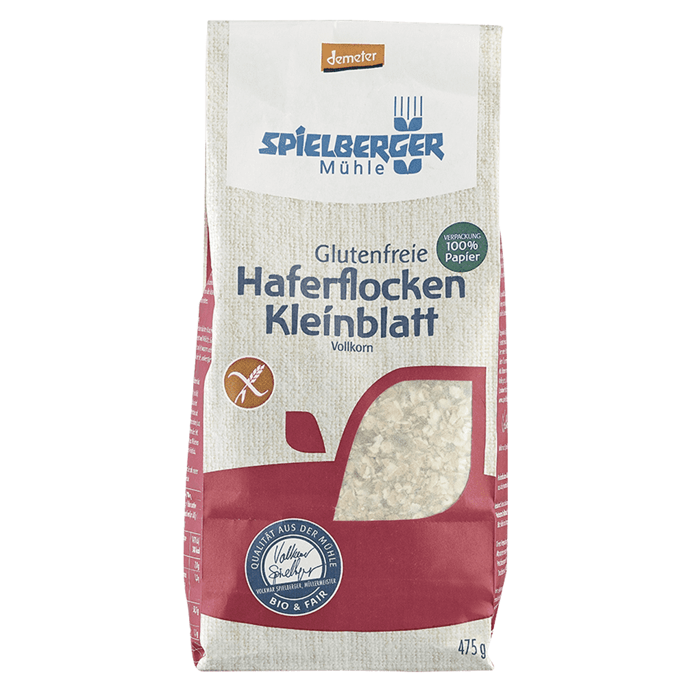 Bio Haferflocken Kleinblatt glutenfrei Bio Haferflocken Kleinblatt glutenfrei von Spielberger