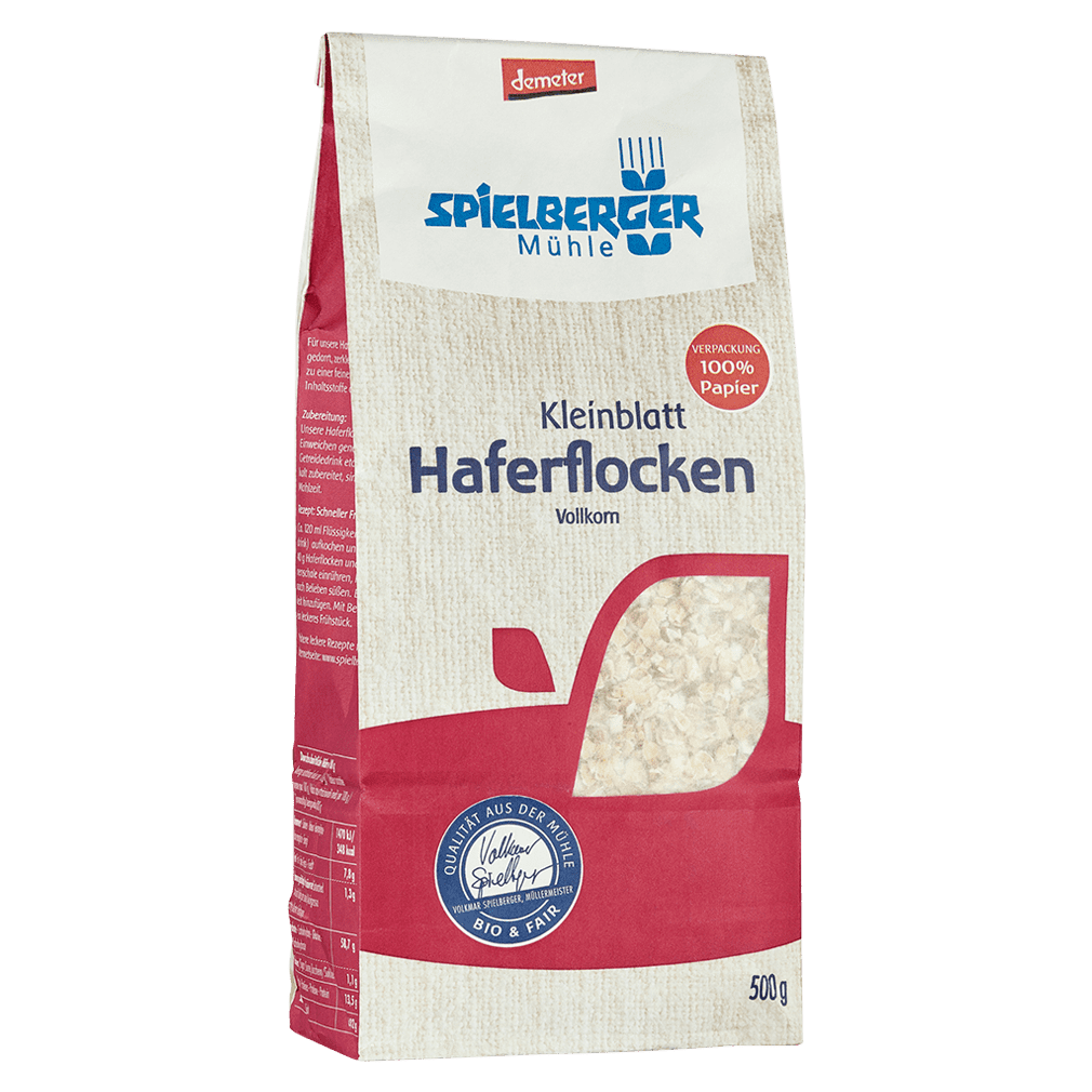 Bio Haferflocken Kleinblatt Bio Haferflocken Kleinblatt von Spielberger
