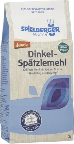 Dinkel-Spätzlemehl, demeter 12 x 1 kg von Spielberger