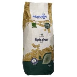 Dinkel-Spirelli in Papierverpackung von Spielberger