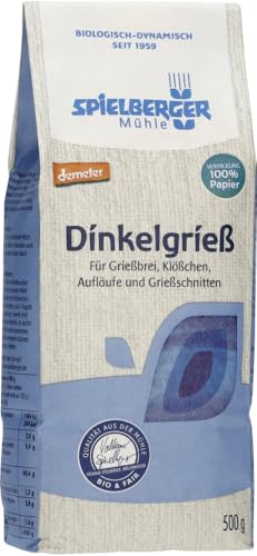 Dinkelgrieß, demeter 18 x 500 gr Dinkelgrieß, demeter 18 x 500 gr von Spielberger
