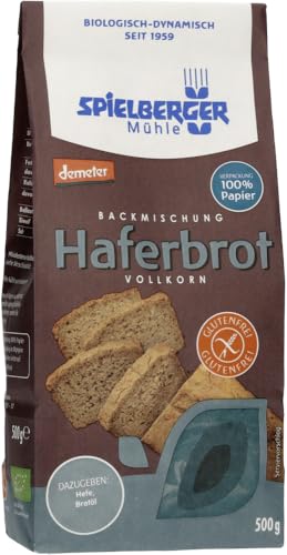 Haferbrot Backmischung, glutenfrei, demeter 18 x 500 gr Haferbrot Backmischung, glutenfrei, demeter 18 x 500 gr von Spielberger