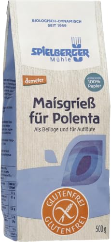 Polenta (Maisgrieß), glutenfrei, demeter 18 x 500 gr von Spielberger