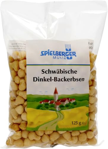 Schwäbische Dinkel-Backerbsen, kbA 18 x 125 gr Schwäbische Dinkel-Backerbsen, kbA 18 x 125 gr von Spielberger