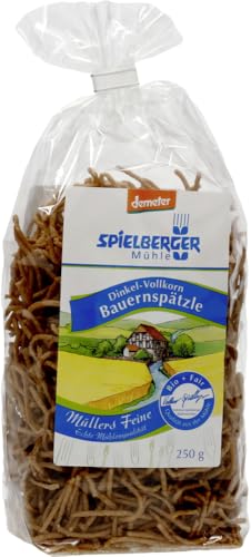 Spielberger Bio Dinkel Bauernspätzle Vollkorn, demeter (1 x 250 gr) von Spielberger