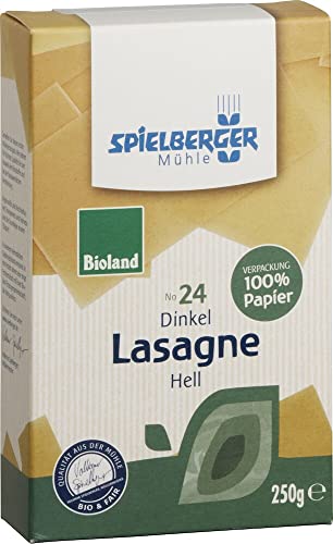 Spielberger Dinkel Lasagne, hell, bioland (1 x 250 gr) von Spielberger