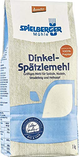 Spielberger Bio Dinkel-Spätzlemehl, demeter (1 x 1 kg) von Spielberger