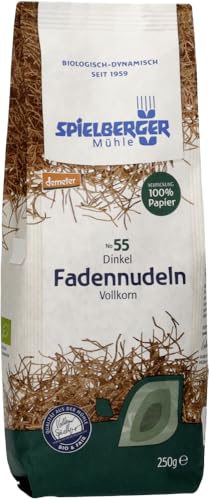 Spielberger Bio Dinkel-Vollkorn-Fadennudeln, demeter (1 x 250 gr) von Spielberger