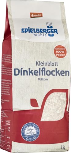 Spielberger Bio Dinkelflocken Kleinblatt, demeter (1 x 1 kg) von Spielberger