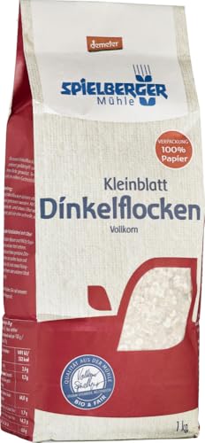 Dinkelflocken Kleinblatt, demeter 2 x 1 kg von Spielberger