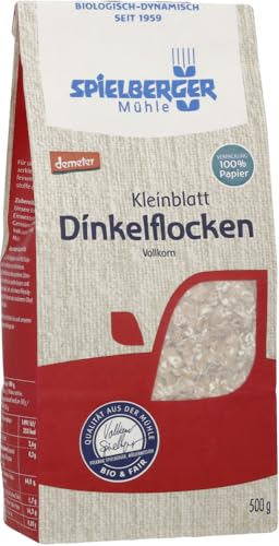 Spielberger Bio Dinkelflocken Kleinblatt, demeter (6 x 500 gr) von Spielberger