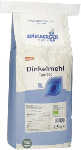 Spielberger Bio Dinkelmehl 630, demeter (1 x 2,50 kg) von Spielberger